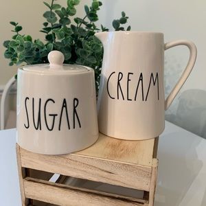 Rae Dunn Sugar and Cream set
